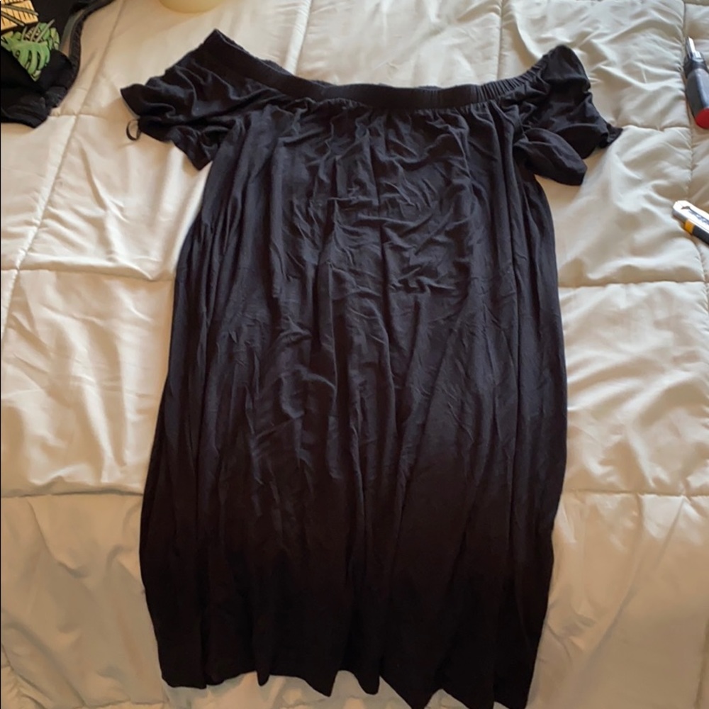 Black Off Shoulder Dress